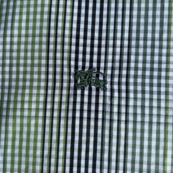 BURBERRY LONDON Men’s plaid Button Up Dress Shirt size 15.5/39 - Picture 4 of 8